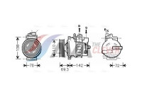 Compressor, air conditioning