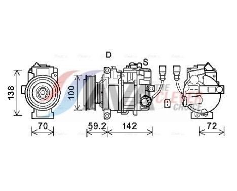 Compressor, air conditioning