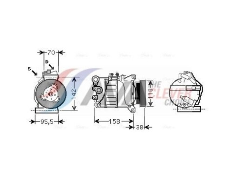 Compressor, air conditioning