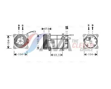Compressor, air conditioning