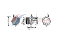 Compressor, air conditioning