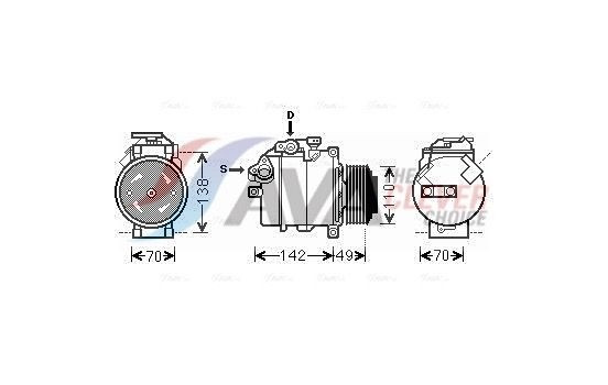Compressor, air conditioning