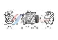 Compressor, air conditioning
