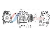 Compressor, air conditioning