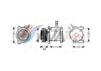 Compressor, air conditioning
