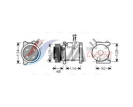 Compressor, air conditioning