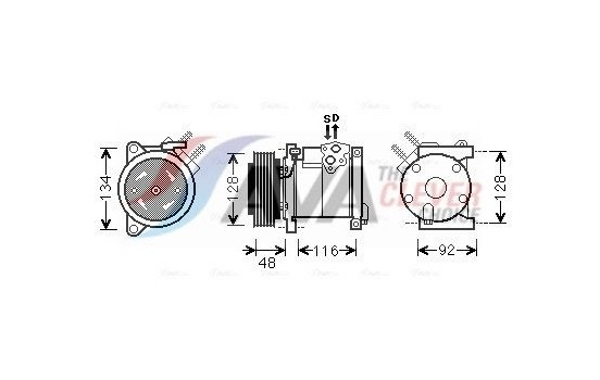Compressor, air conditioning