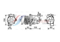 Compressor, air conditioning