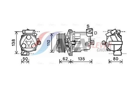 Compressor, air conditioning