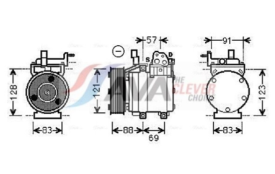 Compressor, air conditioning