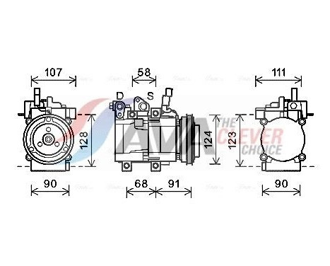 Compressor, air conditioning