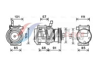 Compressor, air conditioning