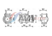 Compressor, air conditioning