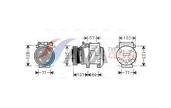 Compressor, air conditioning