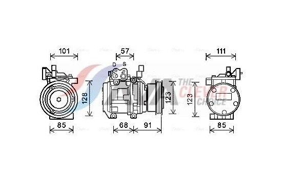 Compressor, air conditioning