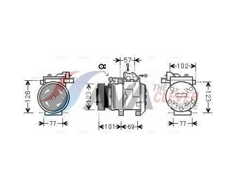 Compressor, air conditioning