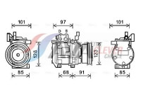 Compressor, air conditioning