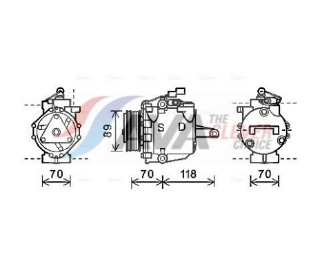 Compressor, air conditioning