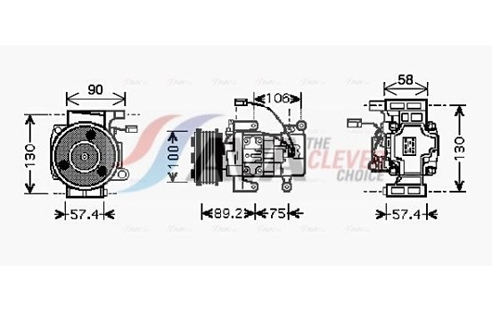 Compressor, air conditioning