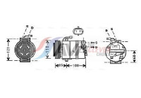 Compressor, air conditioning