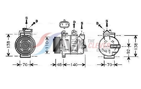 Compressor, air conditioning