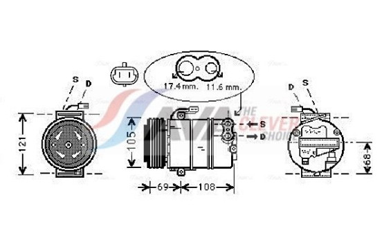 Compressor, air conditioning