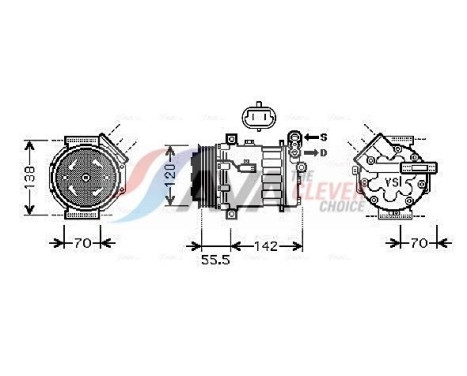 Compressor, air conditioning