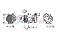 Compressor, air conditioning