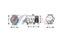 Compressor, air conditioning