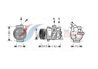 Compressor, air conditioning