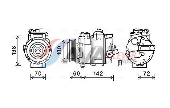 Compressor, air conditioning