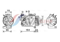Compressor, air conditioning