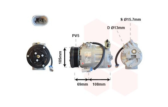 Compressor, air conditioning, Image 2