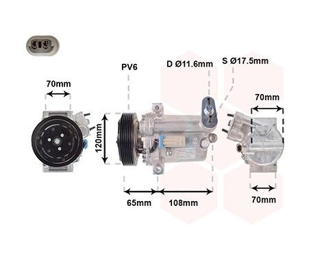 Compressor, air conditioning