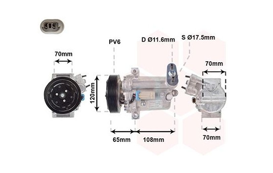 Compressor, air conditioning