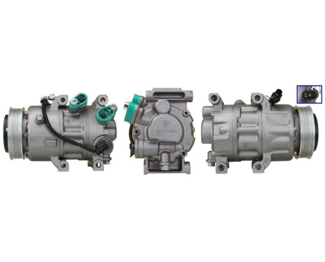 Compressor, air conditioning