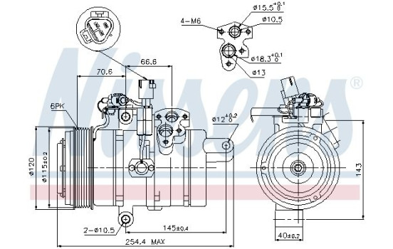 Compressor, air conditioning