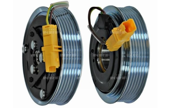 Magnetic clutch, air conditioning compressor