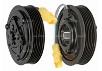 Magnetic clutch, air conditioning compressor