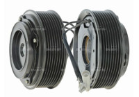 Magnetic clutch, air conditioning compressor