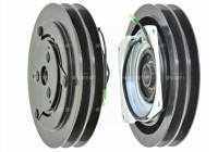 Magnetic clutch, air conditioning compressor