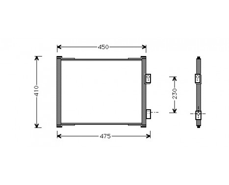 Air conditioning condenser 18005262 International Radiators Plus