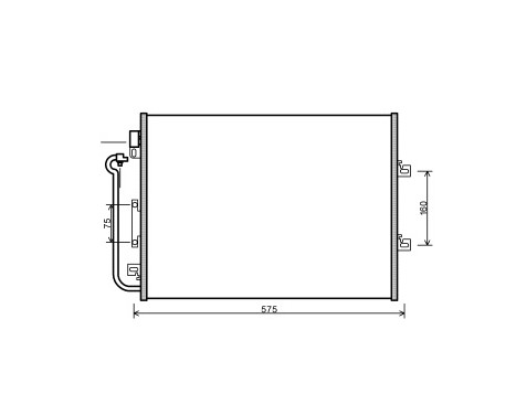 AIR CONDITIONING CONDENSER 43005454 International Radiators, Image 2