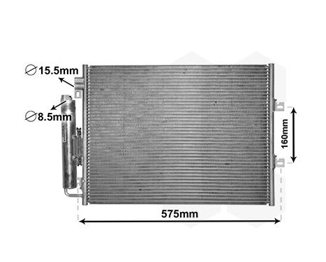 AIR CONDITIONING CONDENSER 43005454 International Radiators, Image 3