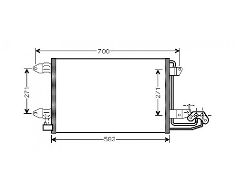 Air conditioning condenser 58005209 International Radiators Plus, Image 3