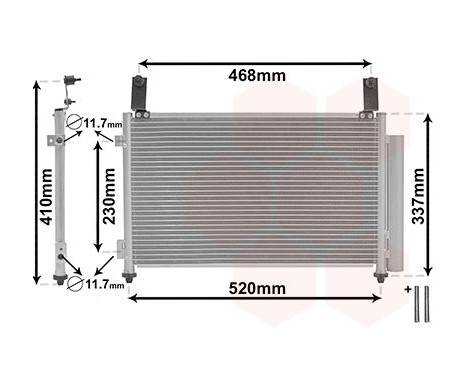 Air conditioning condenser 81005081 International Radiators Plus, Image 2