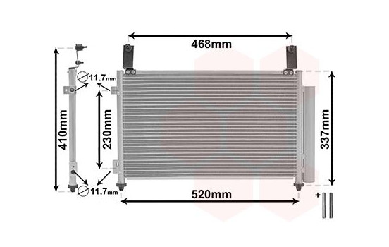 Air conditioning condenser 81005081 International Radiators Plus, Image 2