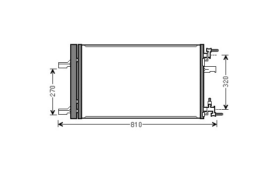 Airo condenser ASTRA J/CRUZE/ORLANDO 09- 37005499 International Radiators Plus
