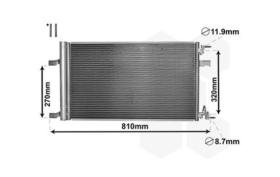 Airo condenser ASTRA J/CRUZE/ORLANDO 09- 37005499 International Radiators Plus, Image 3