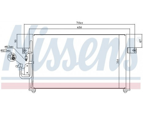 Capacitor, air conditioning 94037 Nissens, Image 3